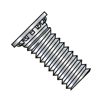 JFAST M612SCN - M6-1.0X12  Self Clinching Stud Full Thread Hardened Steel Heat Treat Zinc & Bake Metric, Case Quantity: 
4,000