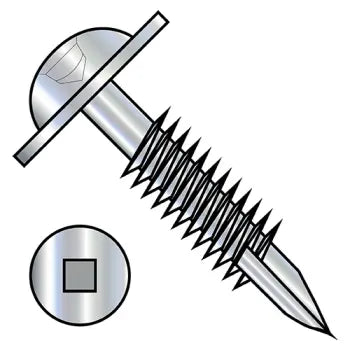 JFAST 07F20DFQRW17 - 7-18 X 1 1/4 Square Round Washer Pocket Type 17 Zinc and Bake, Case Quantity: 
7,000