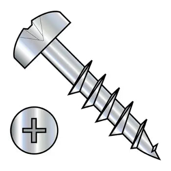 JFAST 0818DPPD - 8-11X1 1/8  Phillips Pan Deep Thread Wood Screw 2/3 Thread Zinc Bake, Case Quantity: 
6,000