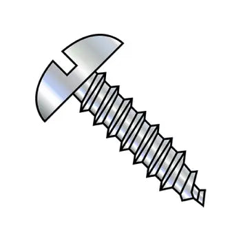 JFAST 0812ASR - 8-15X3/4  Slotted Round Self Tapping Screw Type A Fully Threaded Zinc And Bake, Case Quantity: 
3,000