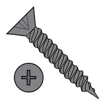 JFAST 05F10DPFDP - 5-20 X 5/8 Phillips Flat Hinge Fine Threaded Fully Threaded Plain, Case Quantity: 
10,000