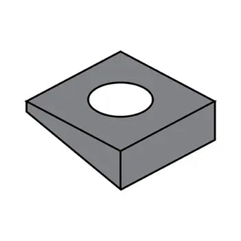 JFAST 87WBF436-1 - 7/8 Square Beveled Washer F 436 A 325 A 490 Plain, Case Quantity: 
150