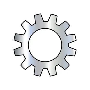 #6 External Tooth Lock Washer Zinc Plated