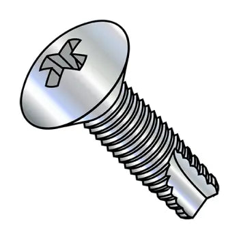 JFAST 10203PO - 10-24X1 1/4  Phillips Oval Thread Cutting Screw Type 23 Fully Threaded Zinc And Bake, Case Quantity: 
4,000