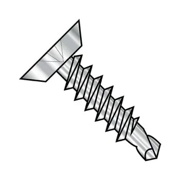 JFAST 1224KPU410 - 12-14X1 1/2  Phillips Flat Undercut Full Thread Self Drilling Screw 410 Stainless Steel, Case Quantity: 
1,500