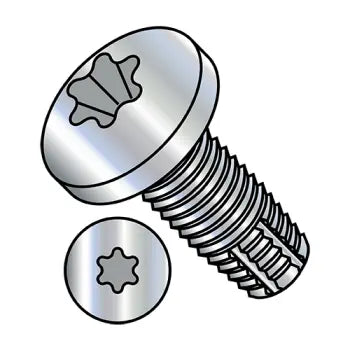 JFAST 3724FTP - 3/8-16X1 1/2  Six Lobe Pan Thread Cutting Screw Type F Fully Threaded Zinc And Bake, Case Quantity: 
600