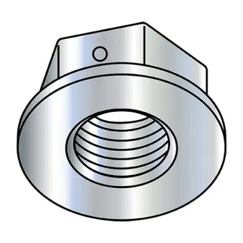 JFAST 31NYRF - 5/16-18  Non Serrated Regular Flange Center Locknut Grade F Zinc, Case Quantity: 
2,500