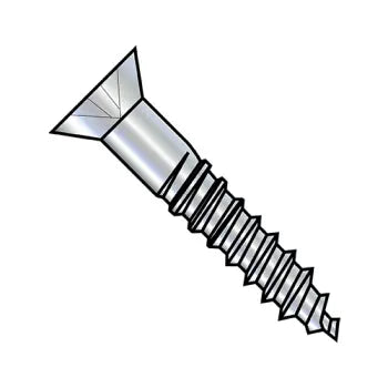 JFAST 1248DPF - 12-11X3  Phillips Flat Full Body 2/3 Thread Wood Screw Zinc, Case Quantity: 
600