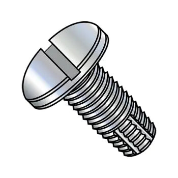 JFAST 0824FSP - 8-32X1 1/2  Slotted Pan Thread Cutting Screw Type F Fully Threaded Zinc, Case Quantity: 
4,000