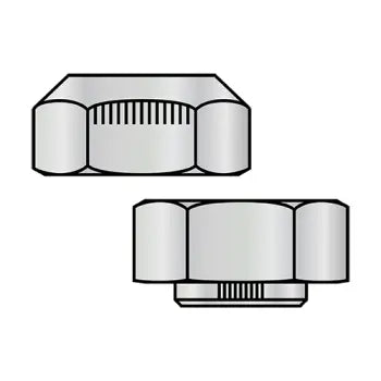 JFAST 56NO - 9/16-12  Stover Equivalent Automation Style Lock Nut Grade C Cad And Wax, Case Quantity: 
300