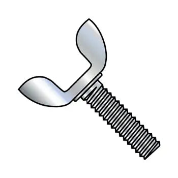 JFAST 1116WD - 10-32X1  Stamped Steel Wing Screw Type D Zinc, Case Quantity: 
200