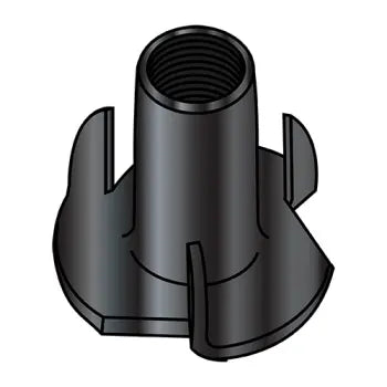 JFAST 0804NT3BZ - 8-32X1/4  3 Prong Tee Nut Black Zinc, Case Quantity: 
2,000