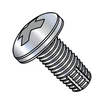 JFAST 3708FPP - 3/8-16X1/2  Phillips Pan Thread Cutting Screw Type F Fully Threaded Zinc And Bake, Case Quantity: 
1,000