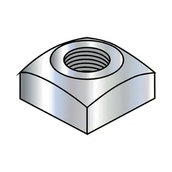 JFAST 14NQR - 1/4-20  Regular Square Nut Zinc, Case Quantity: 
2,000