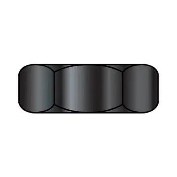 JFAST 15NJBZ - 1/4-28  Hex Jam Nut Black Zinc, Case Quantity: 
4,000