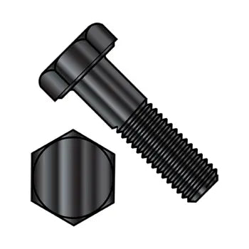 JFAST 3708CH2B - 3/8-16X1/2  Hex Cap Screw Grade 2 Non A307 Black Oxide and Oil, Case Quantity: 
1,300