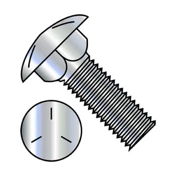 JFAST 7564C5 - 3/4-10X4  Carriage Bolt Grade 5 Fully Threaded Zinc, Case Quantity: 
65