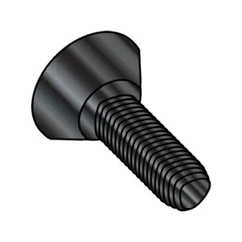 6-32 x 1/2 Phil Flat U/C Taptite Alternative Thread Rolling Scrw Full Thd Black Oxide & Wax