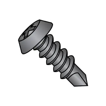 7-19 x 7/16 Special Phillips Pan Framing Tek Screw Fully Threaded Black Phosphate