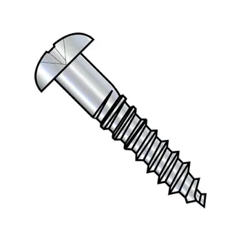 JFAST 1248DPR - 12-11X3  Phillips Round Head Full Body 2/3 Thread Wood Screw Zinc, Case Quantity: 
800