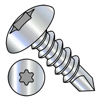 JFAST 1016KTT - 10-16X1  6 Lobe Truss Self Drilling Screw Fully Threaded Zinc and Bake, Case Quantity: 
5,000