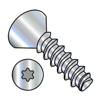 JFAST 1212LTF - 12-11X3/4  6 Lobe Flat Plastite Alternative 48-2 Fully Threaded Zinc Bake & Wax, Case Quantity: 
5,000