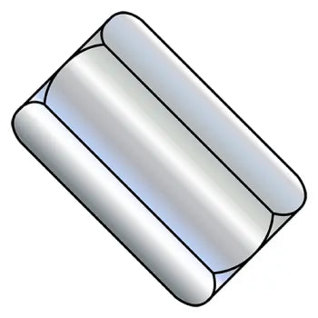 JFAST 311808NCUP - 5/16-18X1 1/8  Hex Rod Coupling Nut 1/2 inch Across Flats Zinc, Case Quantity: 
200