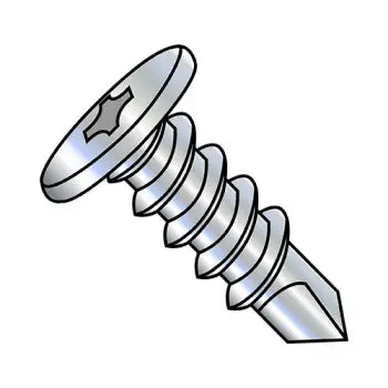 JFAST 1012KPC - 10-16X3/4  Phillips Pancake Head Self Drilling Screw Full Thread Zinc Bake, Case Quantity: 
5,000