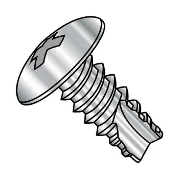 JFAST 10065PT188 - 10-16X3/8  Phillips Truss Thread Cutting Screw Type 25 Fully Threaded 18 8 Stainless Steel, Case Quantity: 
4,000