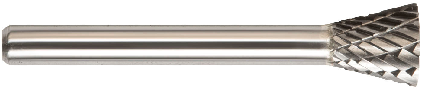 DRILLCO DRL7N148ASC - SN-7 Inverted Cone Solid Carbide Bur Single Cut