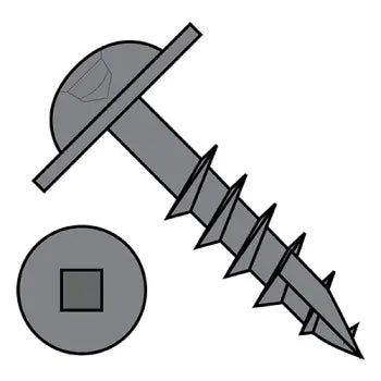 JFAST 0824DFQRW17P - 8-9 X 1 1/2 Square Round Washer Pocket Type 17 Plain, Case Quantity: 
5,000