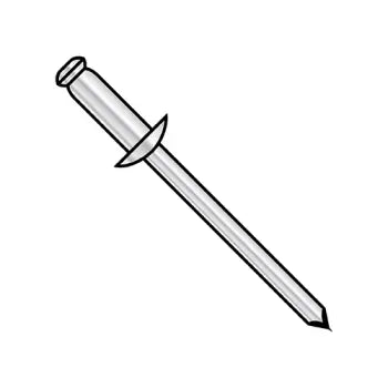 3/32 x 0.03- 0.12 Aluminum Rivet With Aluminum Mandrel