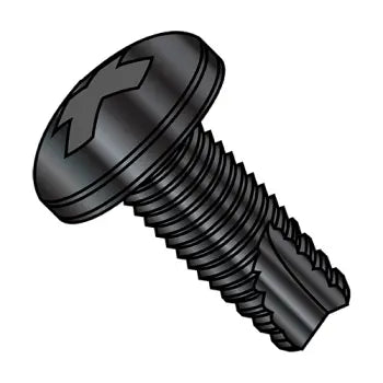 JFAST 14083PPB - 1/4-20X1/2  Phillips Pan Thread Cutting Screw Type 23 Fully Threaded Black Oxide, Case Quantity: 
3,000