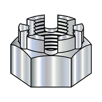 JFAST 88NHC5 - 7/8-14  Castle Nut Grade 5 Zinc, Case Quantity: 
60