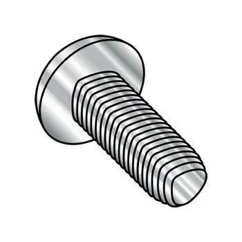 6-32 x 1/2 Phil Pan Taptite Alternative Thread Rolling Screw Fully Threaded 18-8 S/S Pass & Wax
