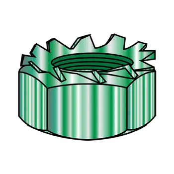 JFAST 11NKG - 10-32  K Lock Nut Zinc Green and Bake, Case Quantity: 
4,000