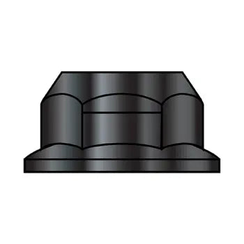 JFAST M10D6927-10P - M10-1.5  Din 6927 Metric Top Lock Flange Nut Class 10 Black Phosphate and Oil, Case Quantity: 
1,000