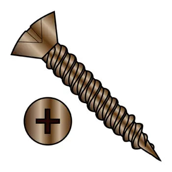 JFAST 05F10DPODAB - 5-20 X 5/8 Phillips Oval Hinge Fine Threaded Fully Threaded Antique Brass, Case Quantity: 
10,000