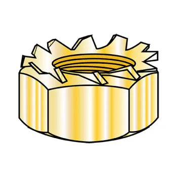 JFAST 11NKY - 10-32  K Lock Nut Zinc Yellow and Bake, Case Quantity: 
4,000