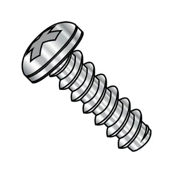 JFAST 0432BPP188 - 4-24X2  Phillips Pan Self Tapping Screw Type B Fully Threaded 18 8 Stainless, Case Quantity: 
5,000