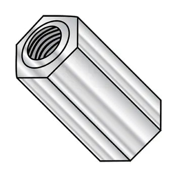 JFAST 140506HFBN - 6-32X5/16  One Quarter Hex Female Standoff Brass Nickel, Case Quantity: 
500
