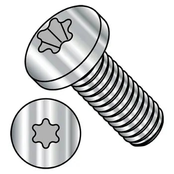 JFAST 0604MTP188 - 6-32X1/4  6 Lobe Pan Machine Screw Fully Threaded 18 8 Stainless Steel, Case Quantity: 
5,000