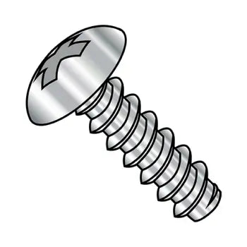 6-20X1/2  Phillips Truss Self Tapping Screw Type B Fully Thread 18 8 Stainless Steel