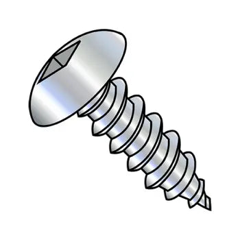 JFAST 1006ABQT - 10-16X3/8  Square Truss Self Tapping Screw Type A B Fully Threaded Zinc and Bake, Case Quantity: 
4,000