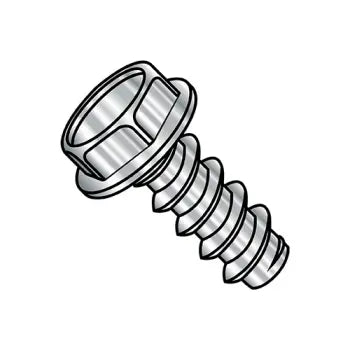 JFAST 1420BW188 - 1/4-14X1 1/4  Unslotted Indented Hex Washer Self Tapping Screw Type B Fully Thread 18, Case Quantity: 
1,000