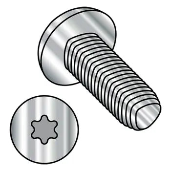 6-32 x 1/2 Six Lobe Pan Head Taptite Alternative Thread Rolling Full Thrd 410 Stainless Pass &Wax