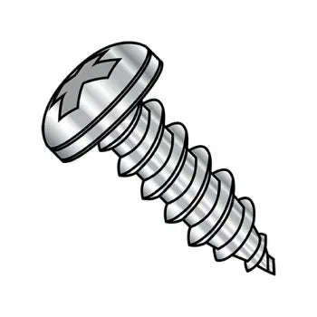 JFAST 1008APP188 - 10-12X1/2  Phillips Pan Self Tapping Screw Type A Fully Threaded 18 8 Stainless Steel, Case Quantity: 
3,000
