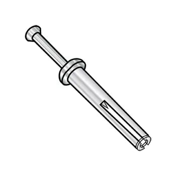 JFAST 1416ADH188 - 1/4X1  Mushroom Head Hammer Drive Anchor 18 8 Stainless Steel, Case Quantity: 
100