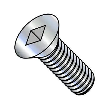 JFAST 1016MQF - 10-24X1  Square Drive Flat Head Machine Screw Fully Threaded Zinc, Case Quantity: 
5,000