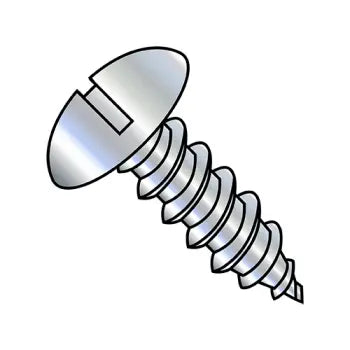 JFAST 1008ABST - 10-16X1/2  Slotted Truss Self Tapping Screw Type A B Fully Threaded Zinc And Bake, Case Quantity: 
6,000